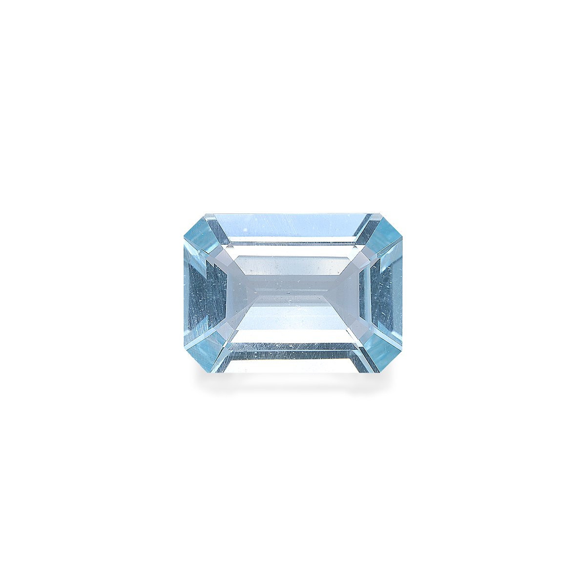 baby blue aquamarine, 13.24ct rectangular cut — main view
