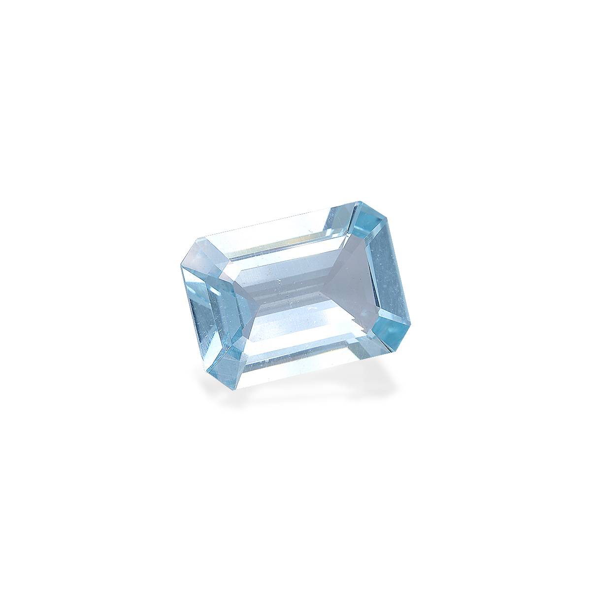 baby blue aquamarine, 13.24ct rectangular cut — view 3