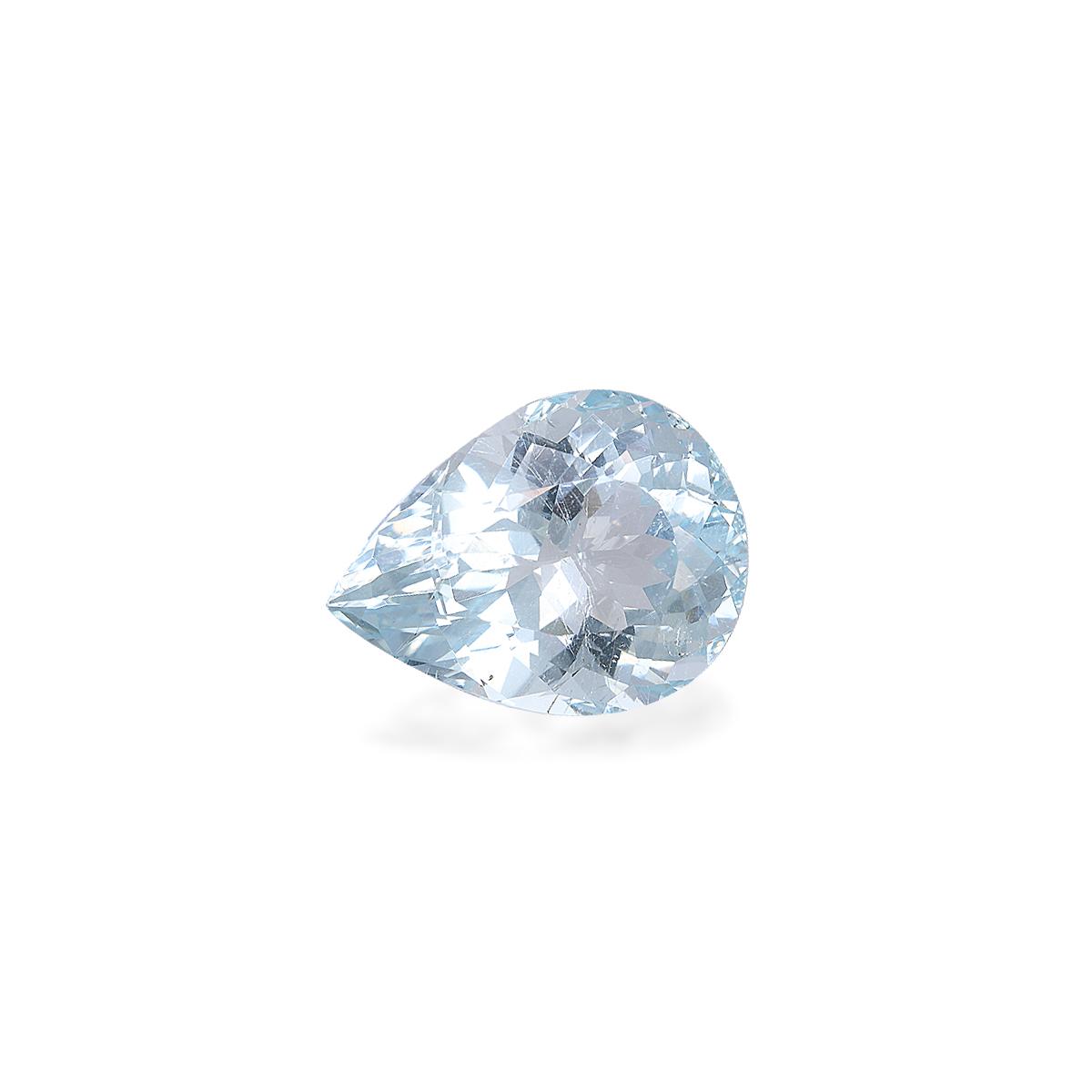 baby blue aquamarine, 11.2ct pear cut — view 3