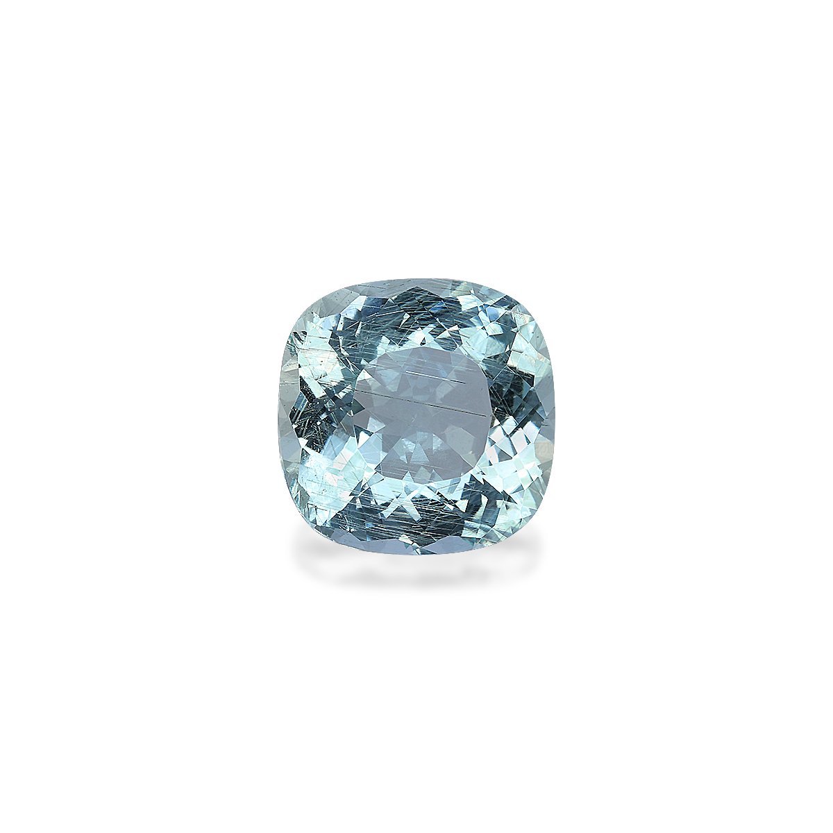 baby blue aquamarine, 8.01ct cushion cut — main view