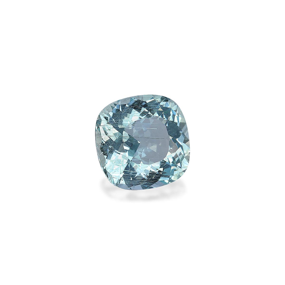 baby blue aquamarine, 8.01ct cushion cut — view 3