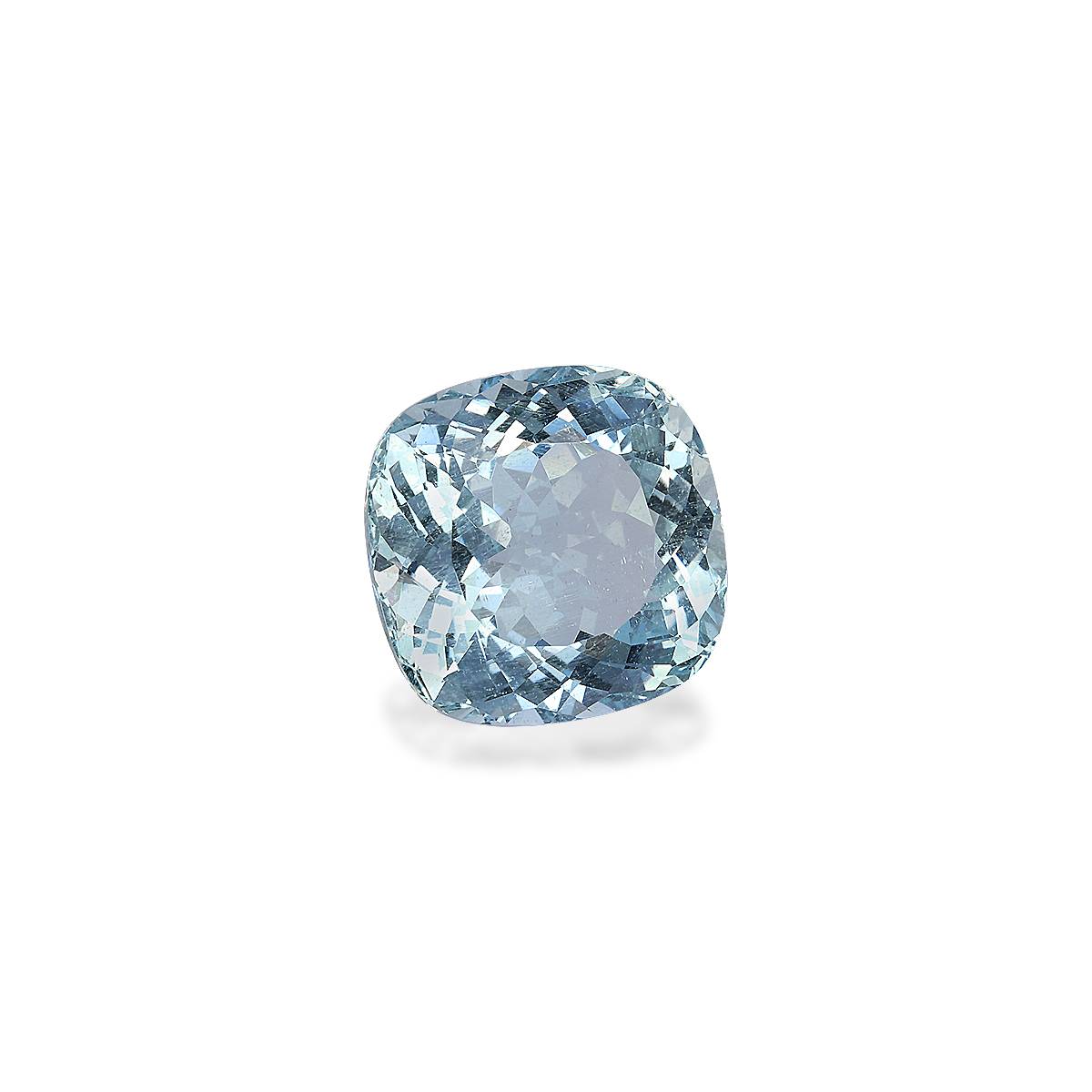 baby blue aquamarine, 13.3ct cushion cut — view 3