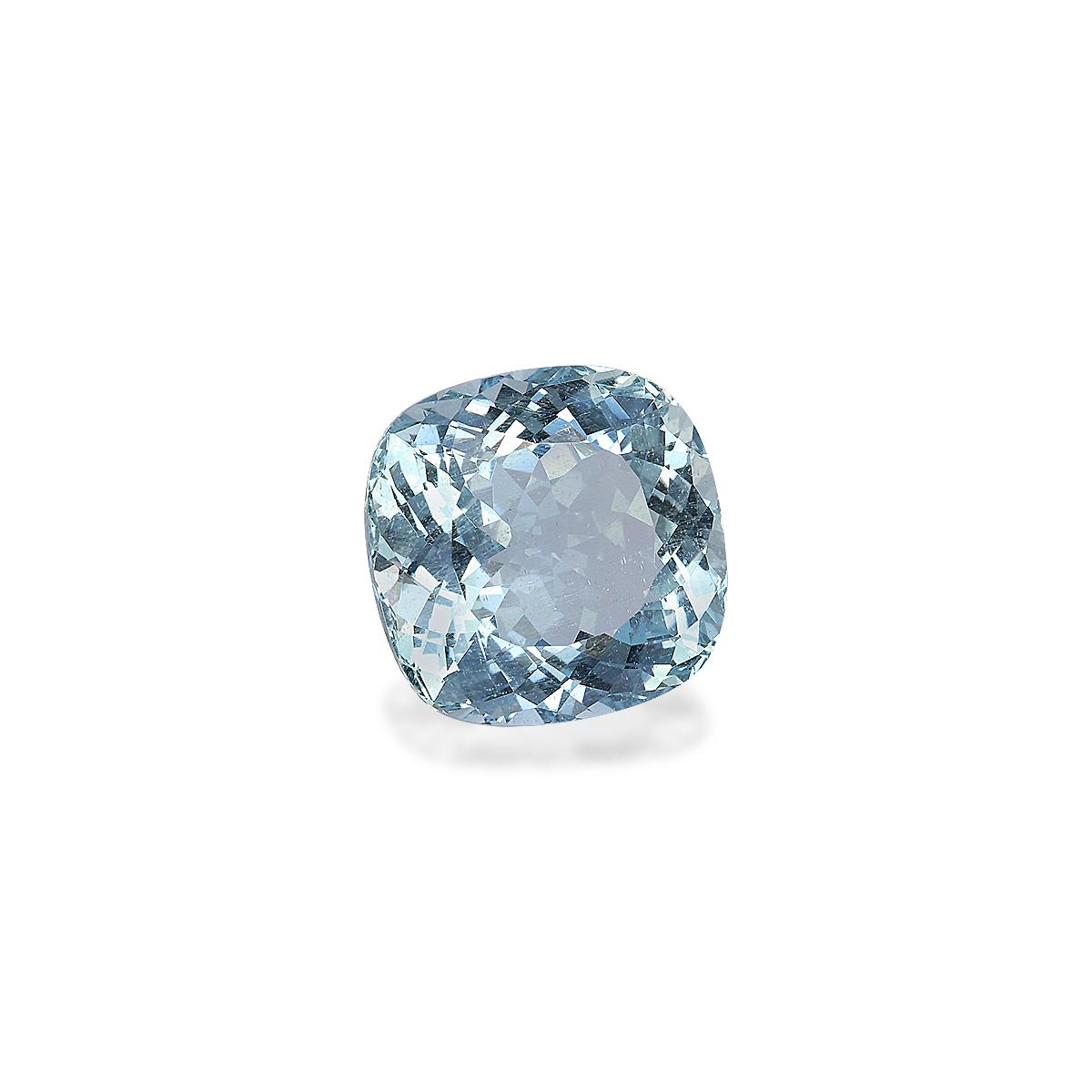 baby blue aquamarine, 13.3ct cushion cut — view 3