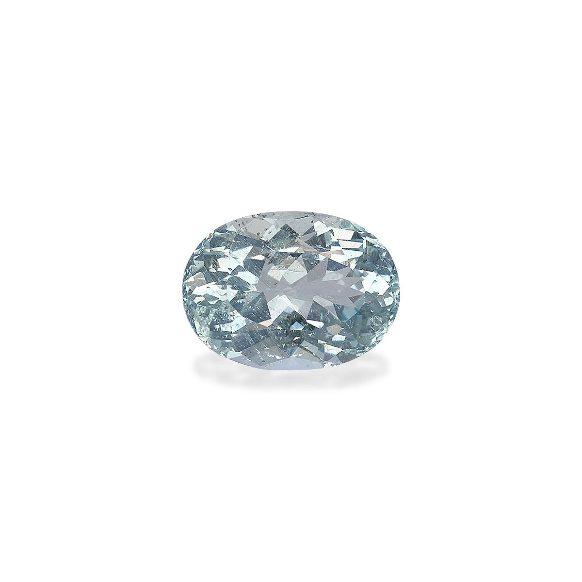 sky blue aquamarine, 9.25ct oval cut — main view