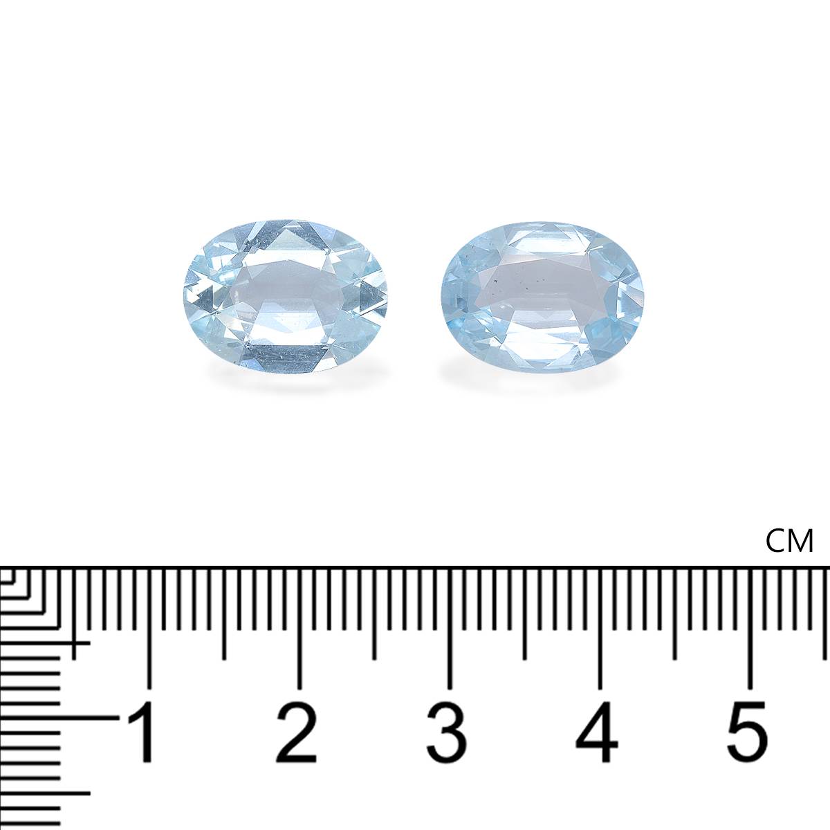 baby blue aquamarine, 7.95ct oval cut — view 4