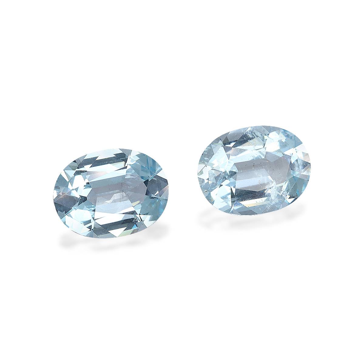 baby blue aquamarine, 13.38ct oval cut — view 3