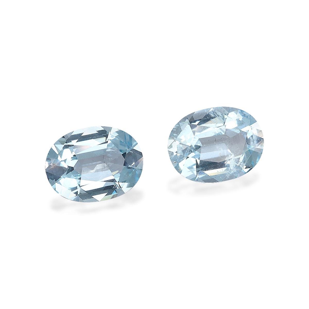 baby blue aquamarine, 13.38ct oval cut — view 3