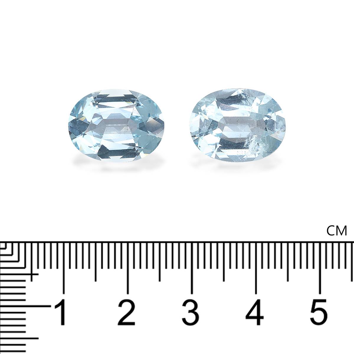 baby blue aquamarine, 13.38ct oval cut — view 4