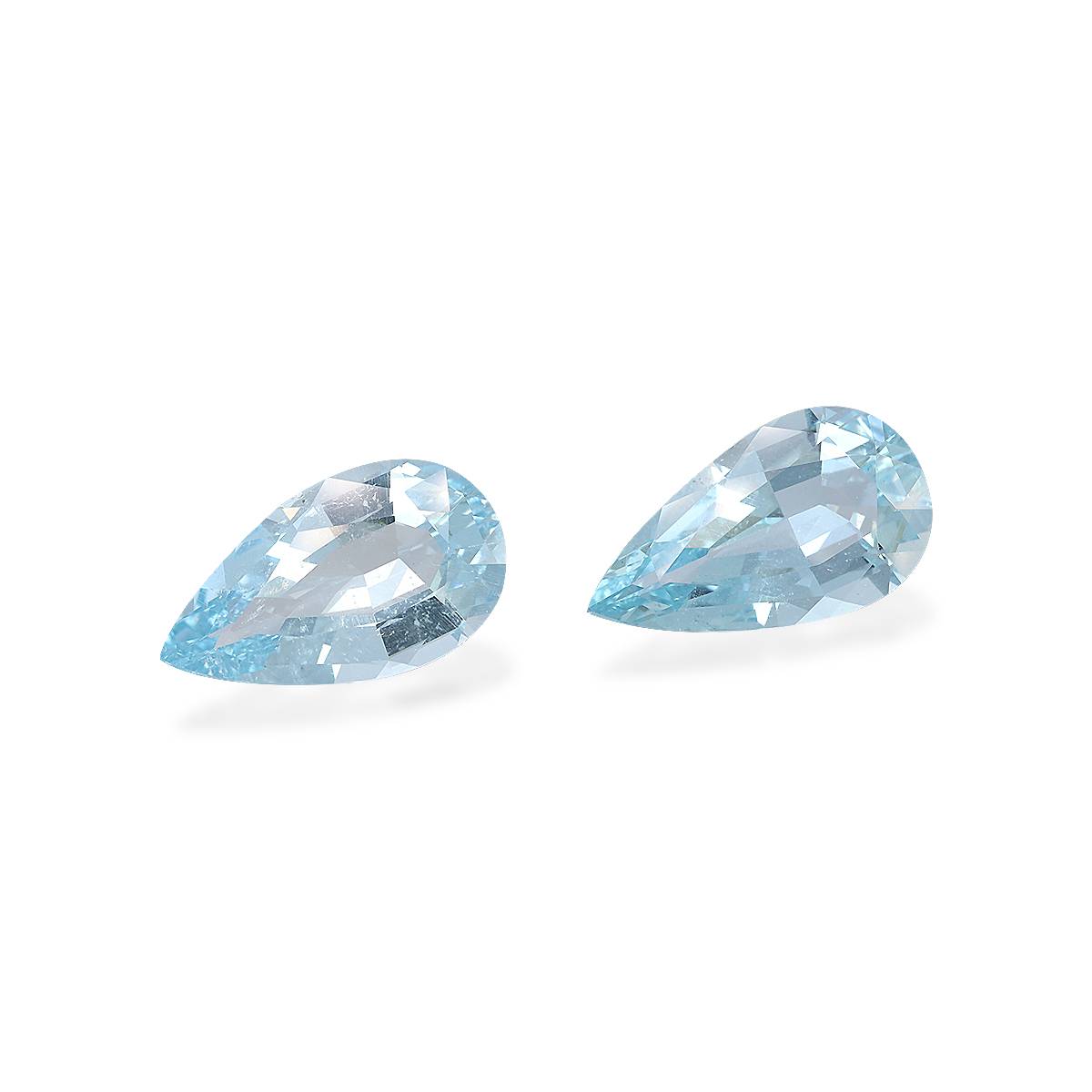 baby blue aquamarine, 16.89ct pear cut — view 3