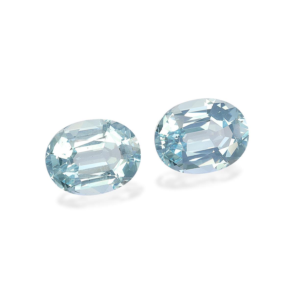 baby blue aquamarine, 11.58ct oval cut — view 3