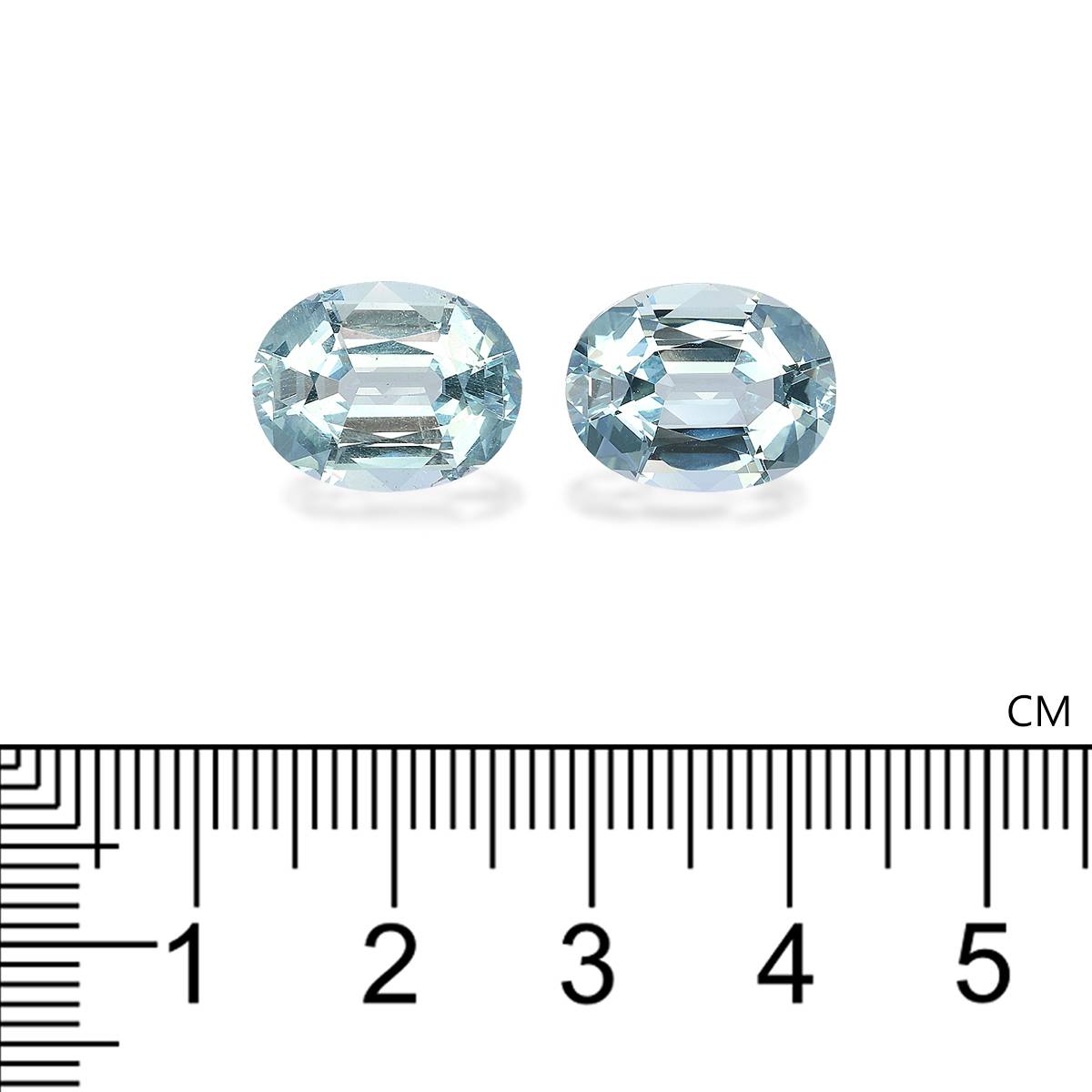 baby blue aquamarine, 11.58ct oval cut — view 4