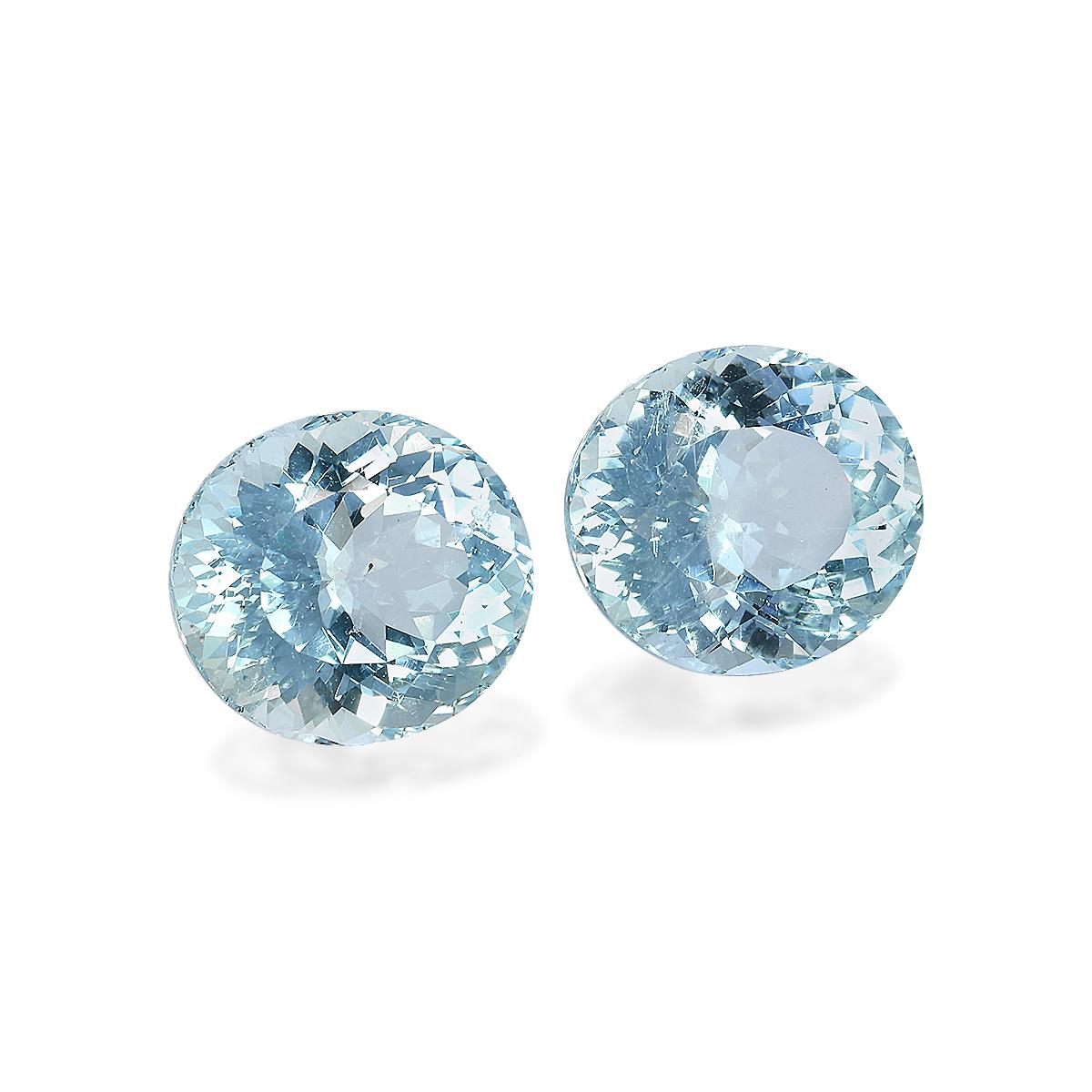 baby blue aquamarine, 15.4ct oval cut — view 3
