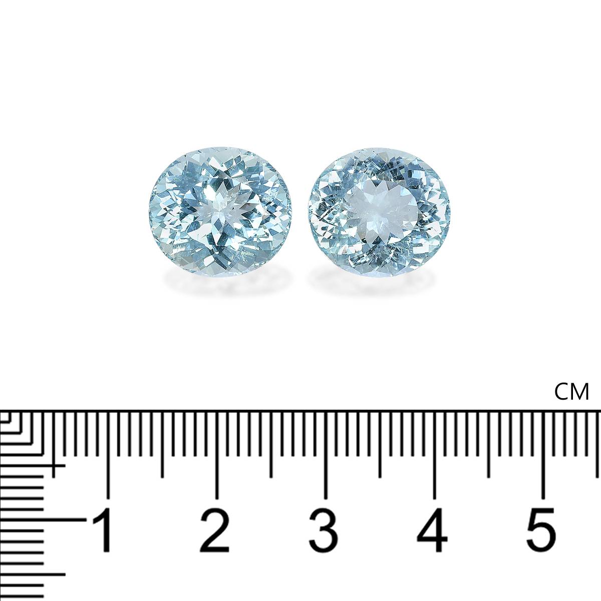 baby blue aquamarine, 15.4ct oval cut — view 4