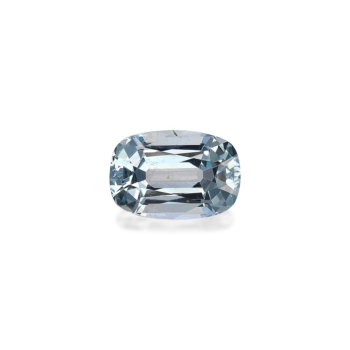 baby blue aquamarine, 4.69ct cushion cut — main view