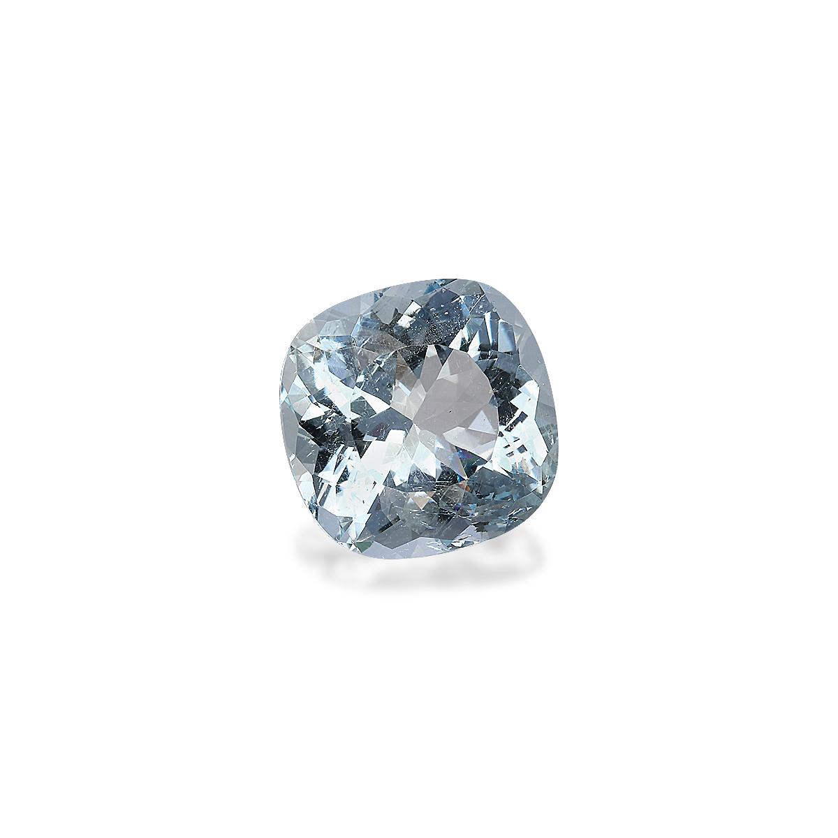 sky blue aquamarine, 6.71ct cushion cut — view 3