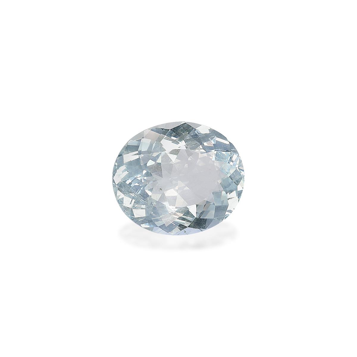 sky blue aquamarine, 6.83ct oval cut — view 3