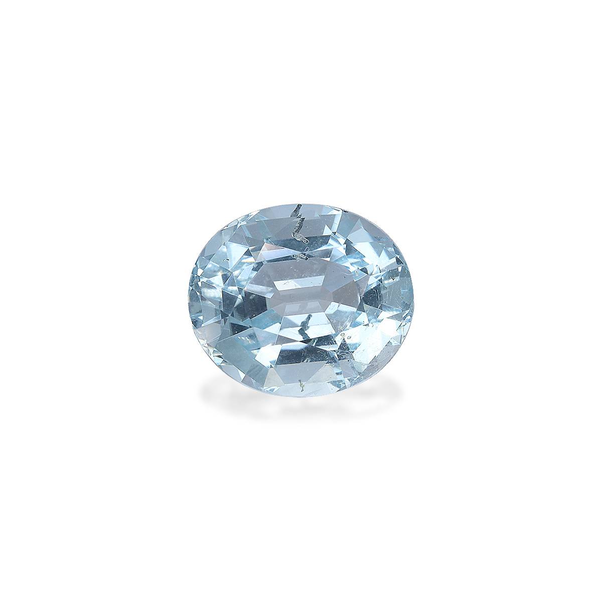 baby blue aquamarine, 8.85ct oval cut — main view