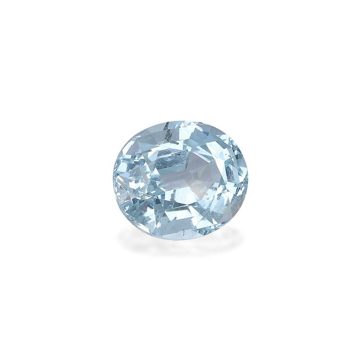 baby blue aquamarine, 8.85ct oval cut — view 3