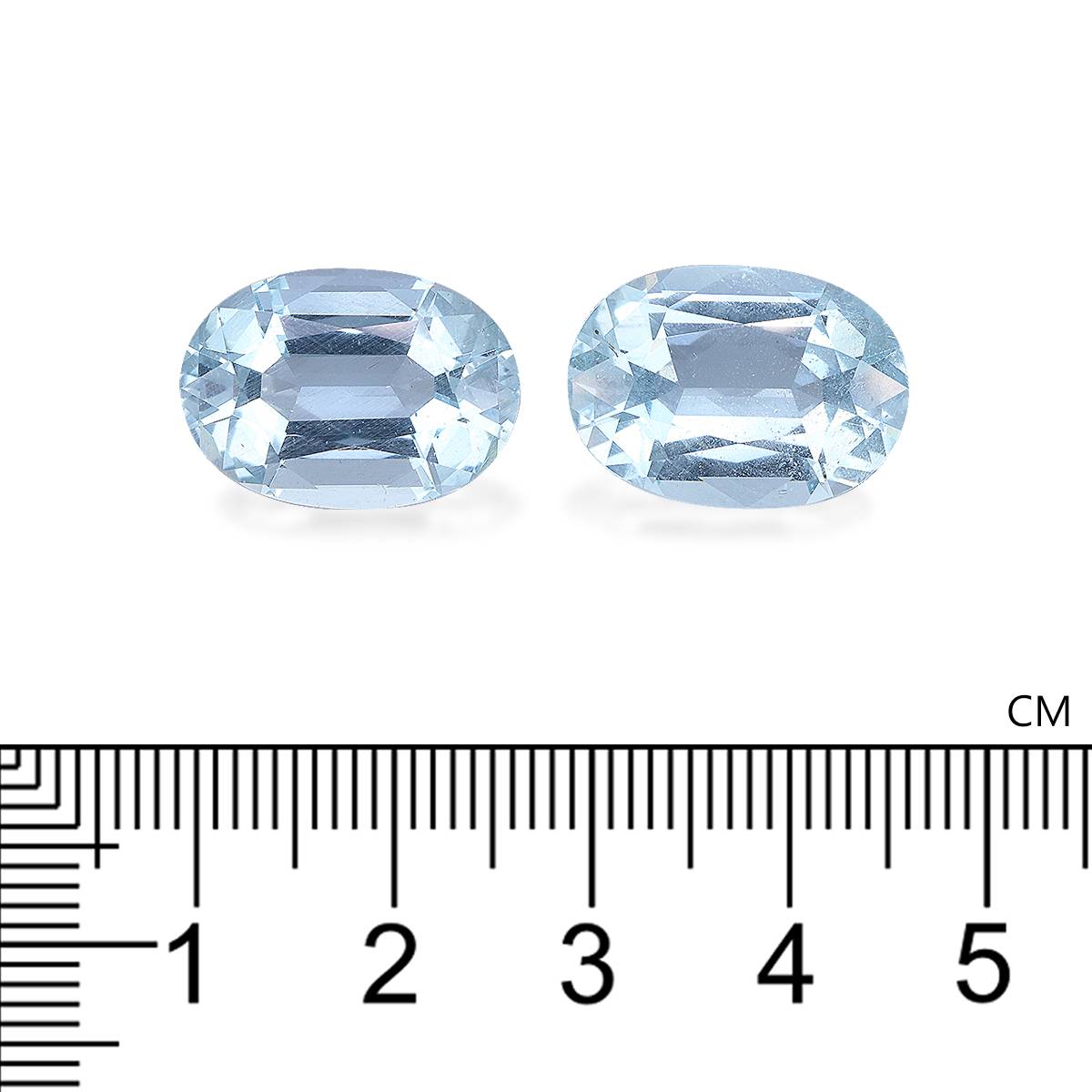 baby blue aquamarine, 20.75ct oval cut — view 4