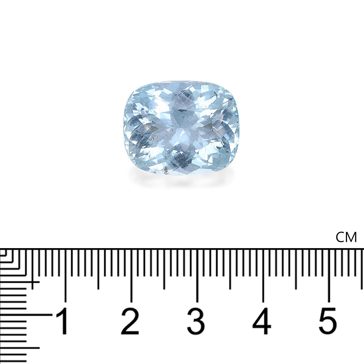 baby blue aquamarine, 16.07ct cushion cut — view 4