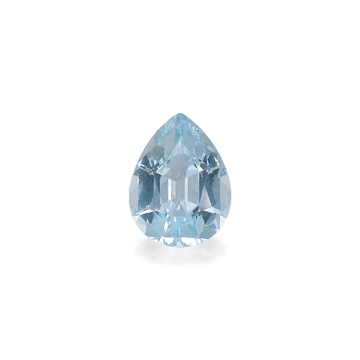 sky blue aquamarine, 10.21ct pear cut — main view