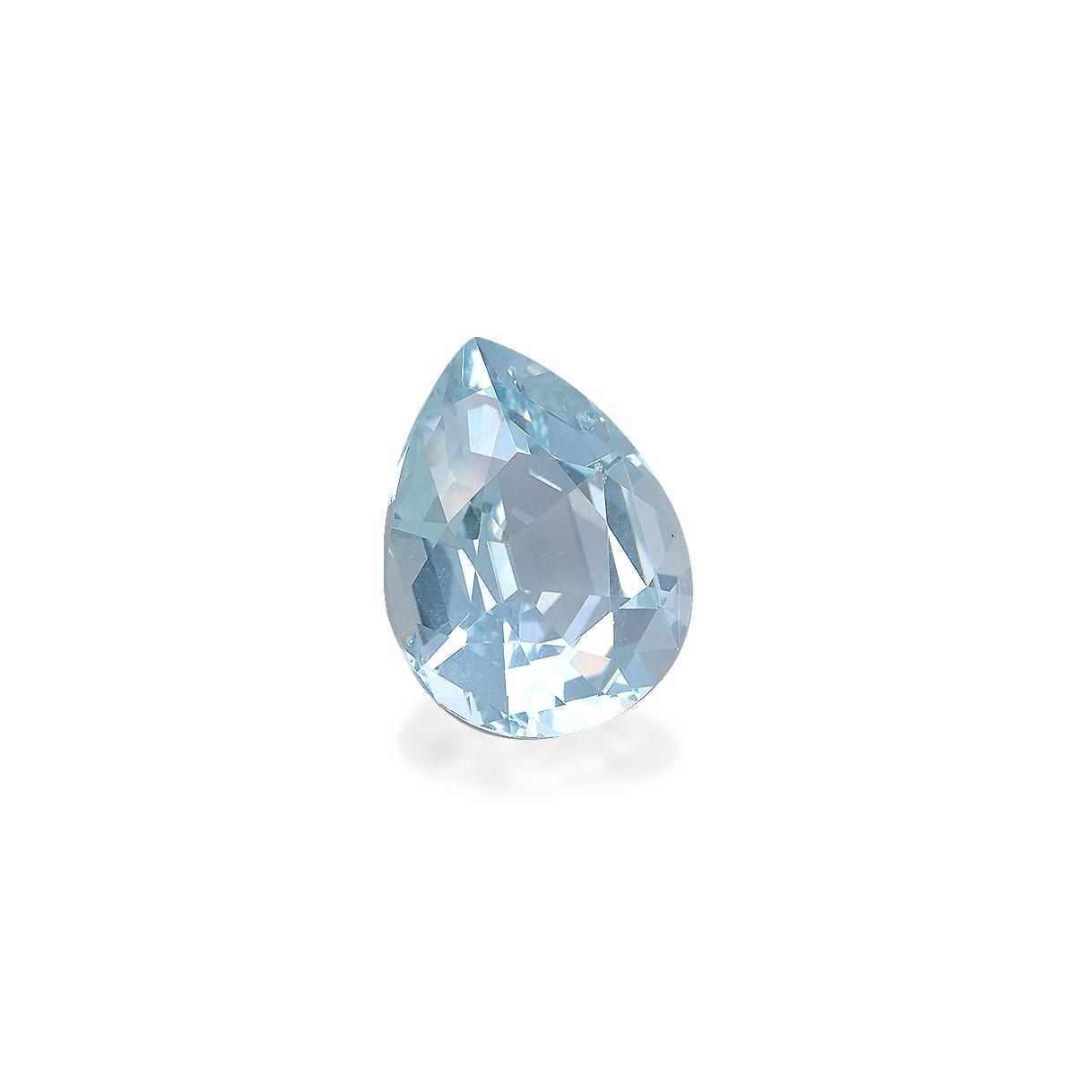sky blue aquamarine, 10.21ct pear cut — view 3