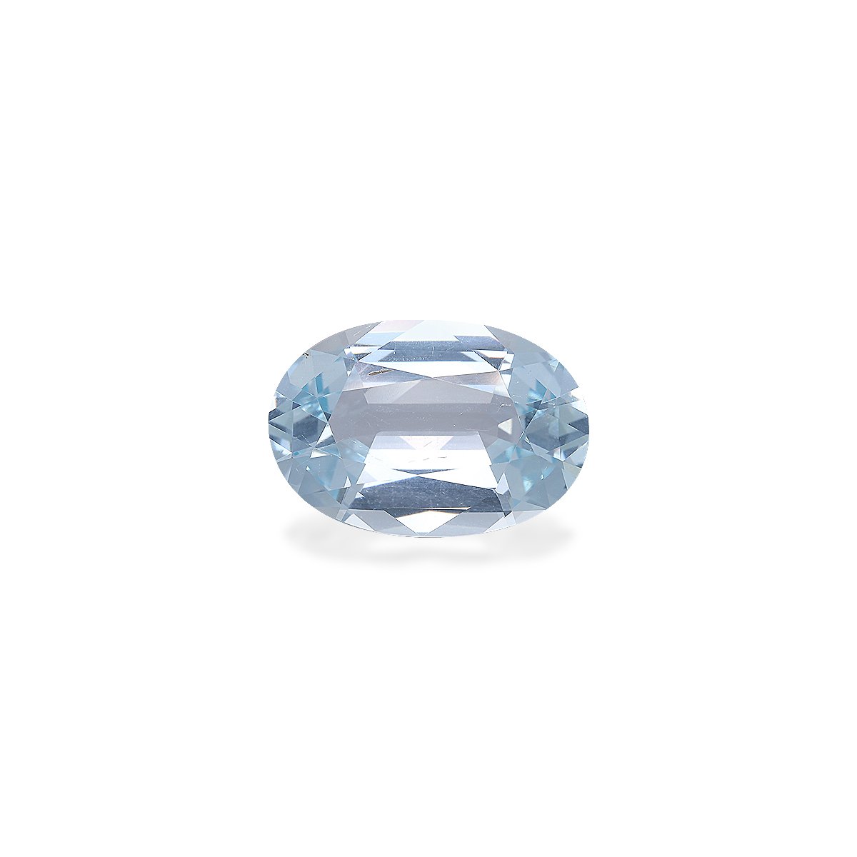 baby blue aquamarine, 12.48ct oval cut — main view