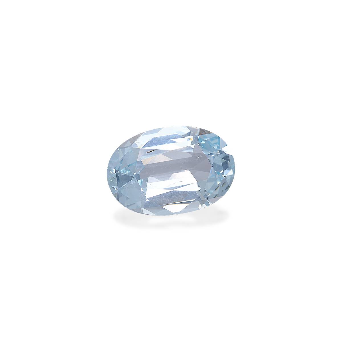 baby blue aquamarine, 12.48ct oval cut — view 3