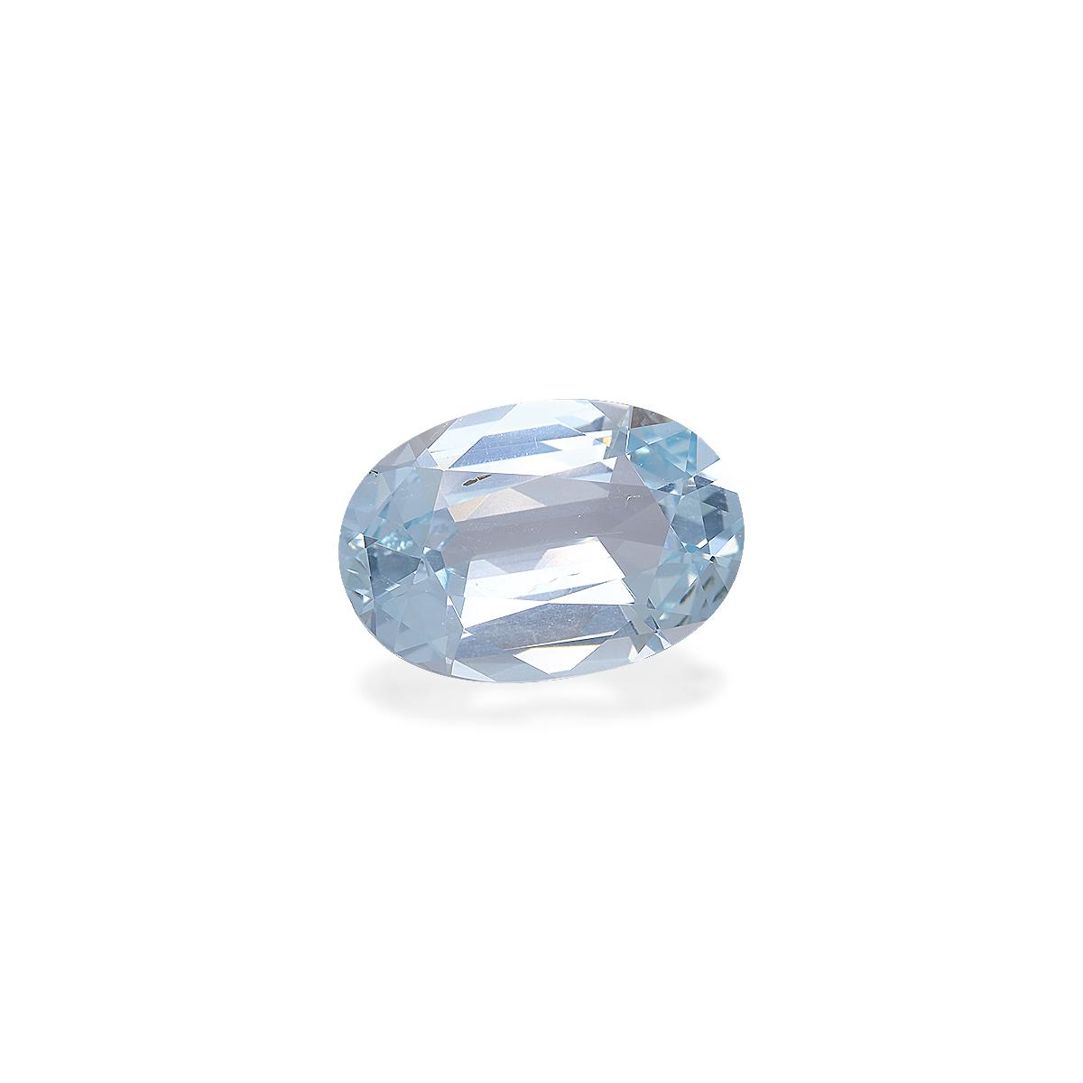 baby blue aquamarine, 12.48ct oval cut — view 3