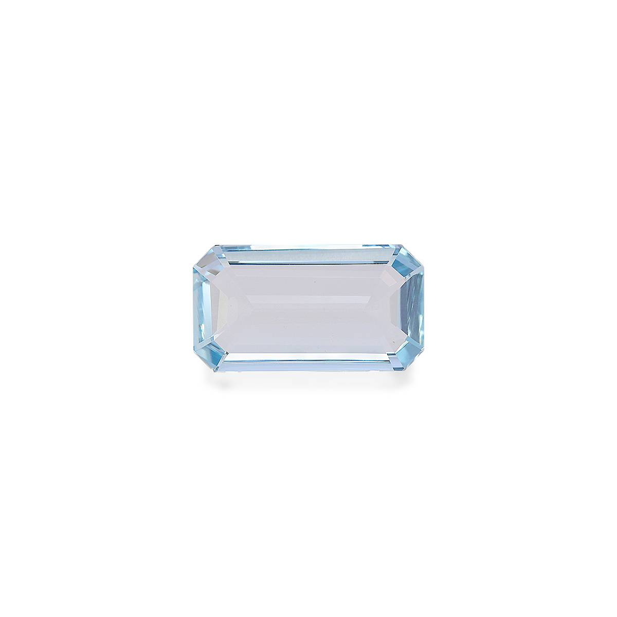 baby blue aquamarine, 6.17ct rectangular cut — main view