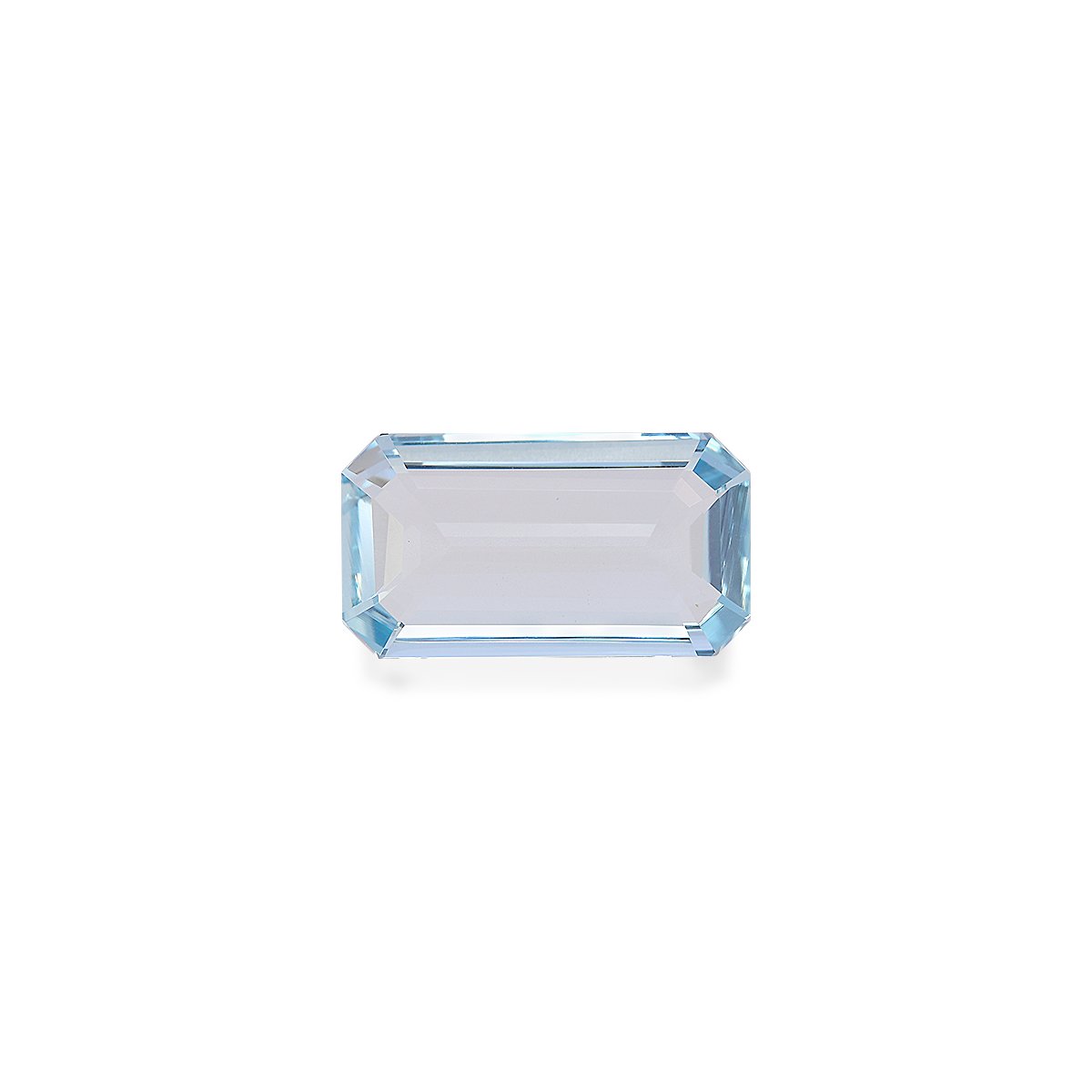 baby blue aquamarine, 6.17ct rectangular cut — main view