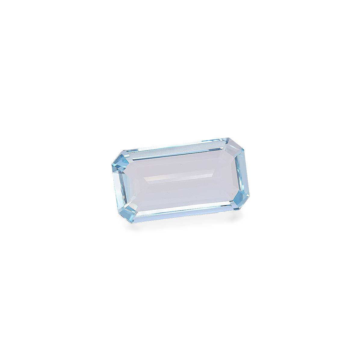 baby blue aquamarine, 6.17ct rectangular cut — view 3