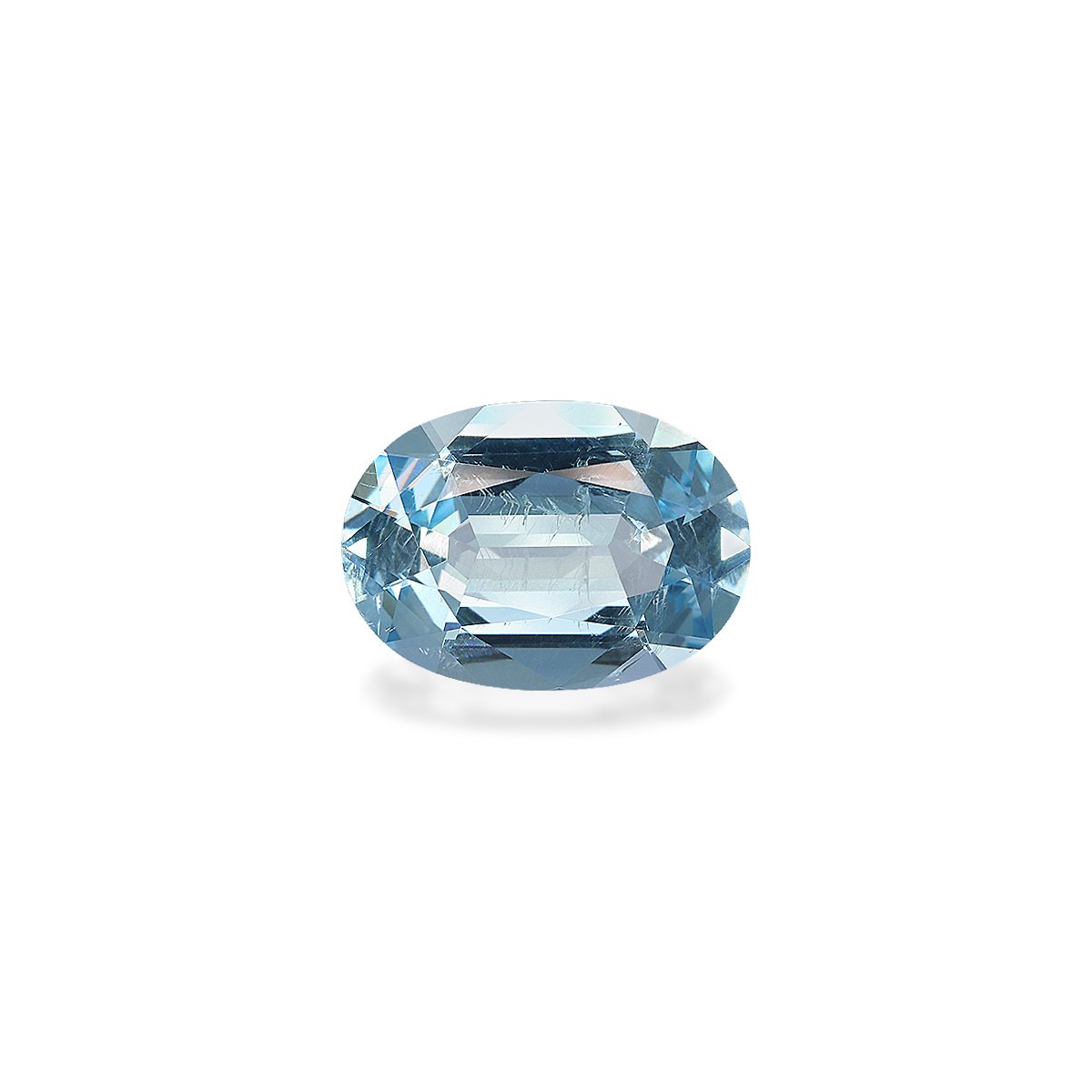 baby blue aquamarine, 9.58ct oval cut — main view