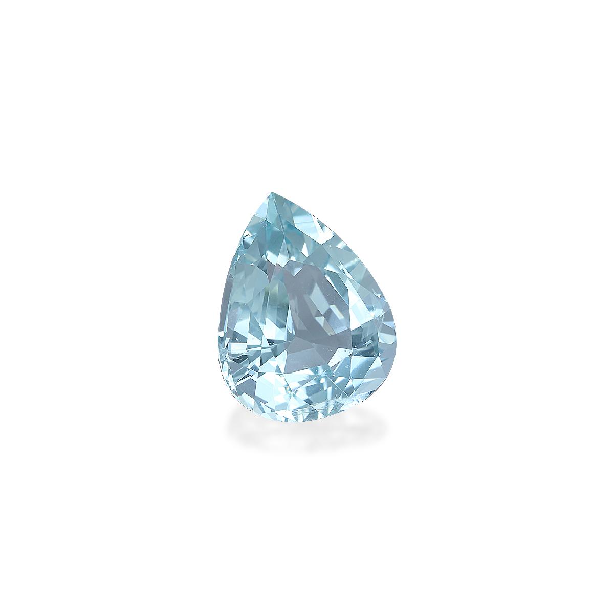 baby blue aquamarine, 12.4ct pear cut — view 3