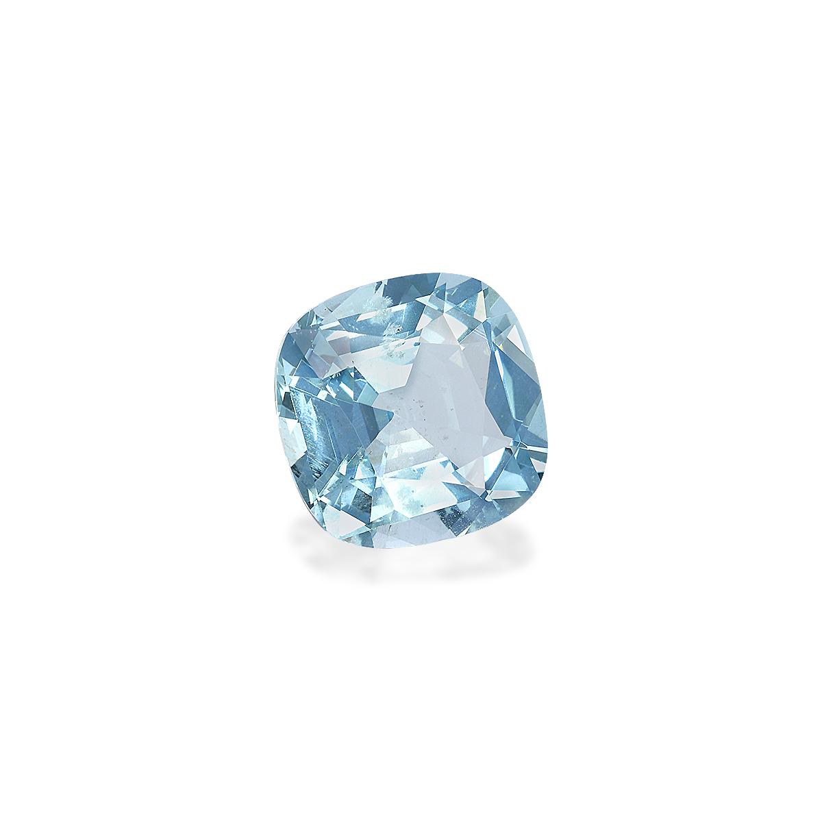 baby blue aquamarine, 4.54ct cushion cut — view 3