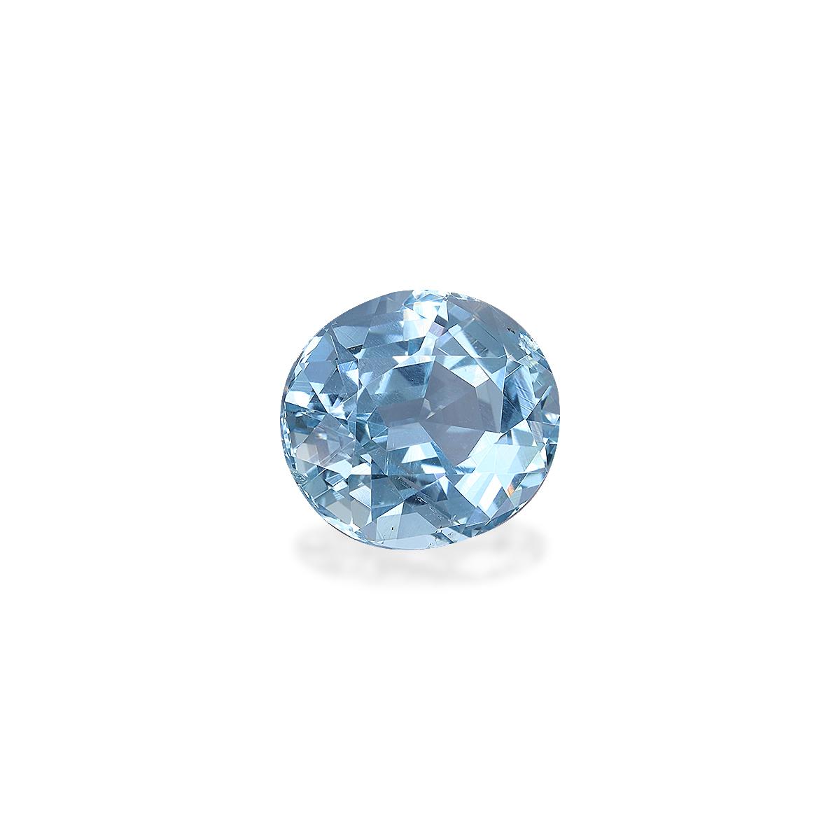 baby blue aquamarine, 4.6ct oval cut — view 3