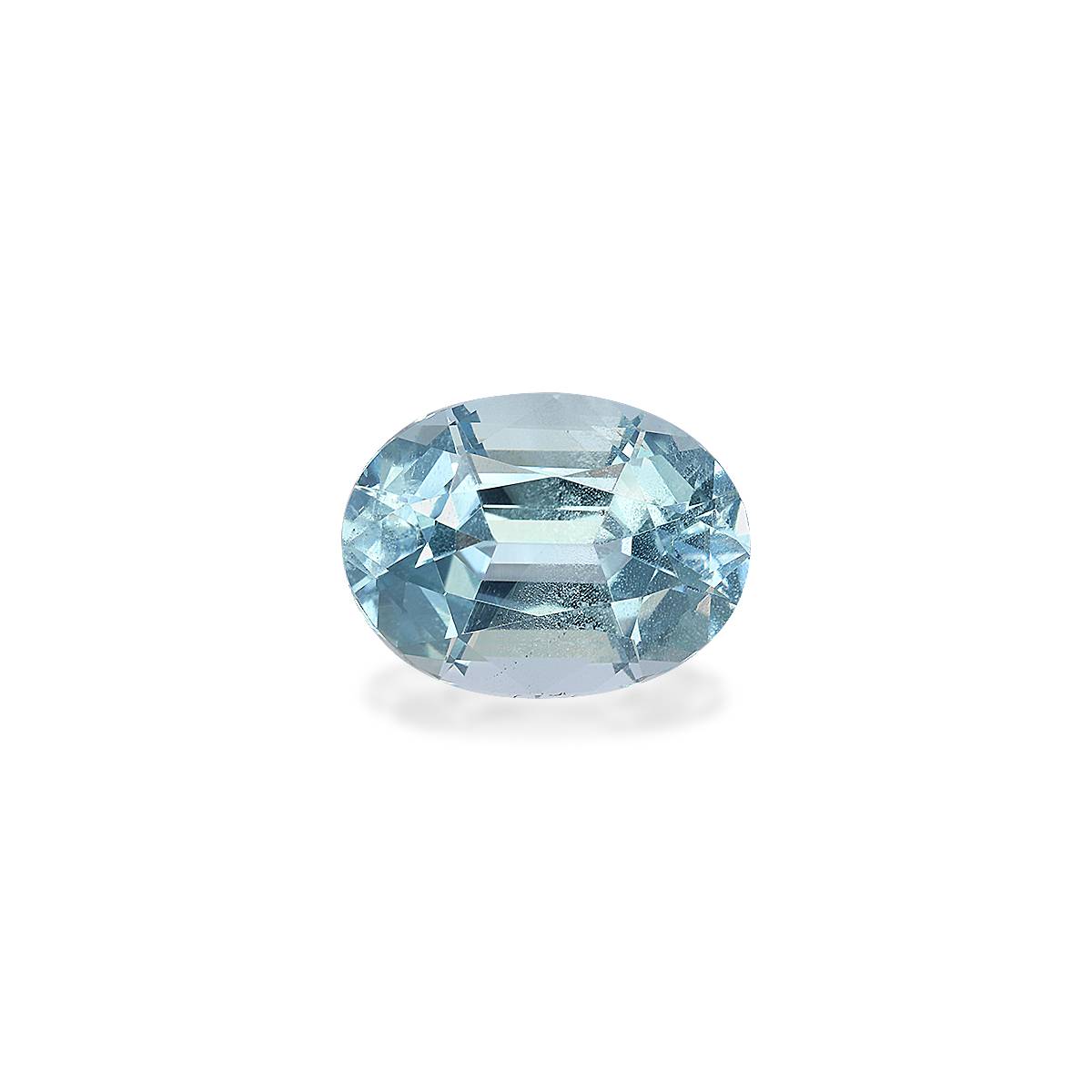 baby blue aquamarine, 3.89ct oval cut — main view