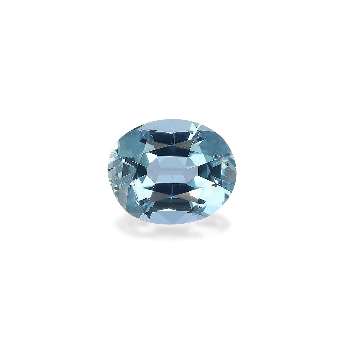 baby blue aquamarine, 2.36ct oval cut — main view