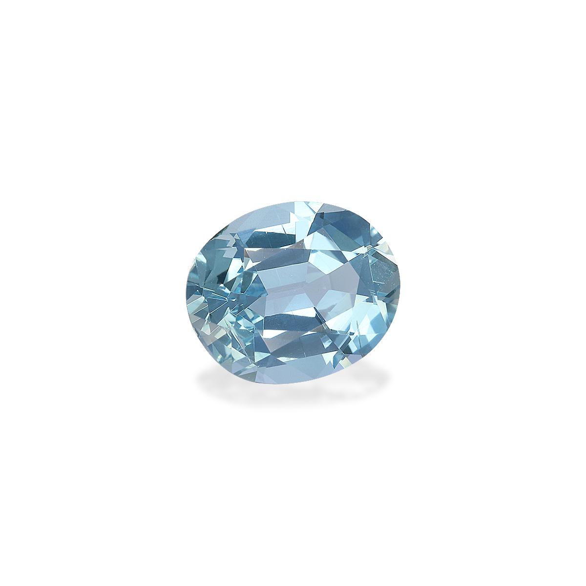 baby blue aquamarine, 2.36ct oval cut — view 3
