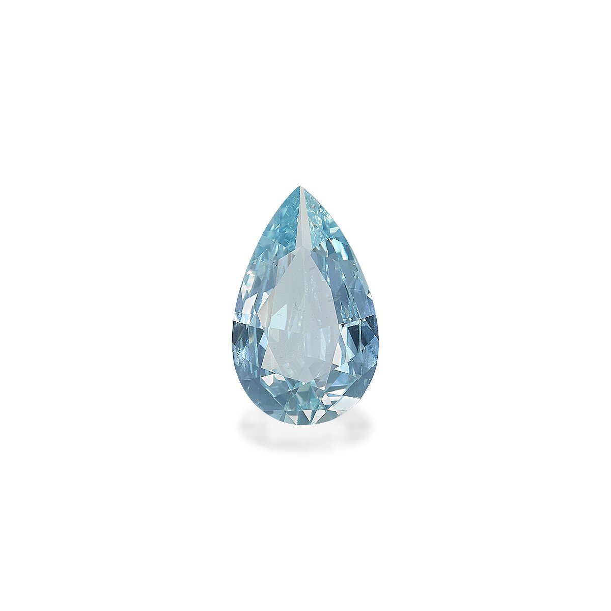 baby blue aquamarine, 2.57ct pear cut — main view