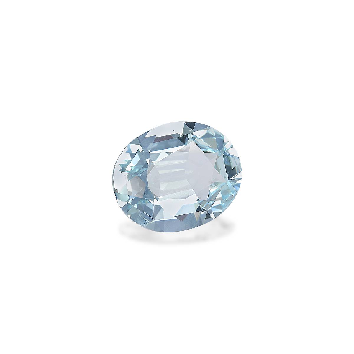 baby blue aquamarine, 5.23ct oval cut — view 3