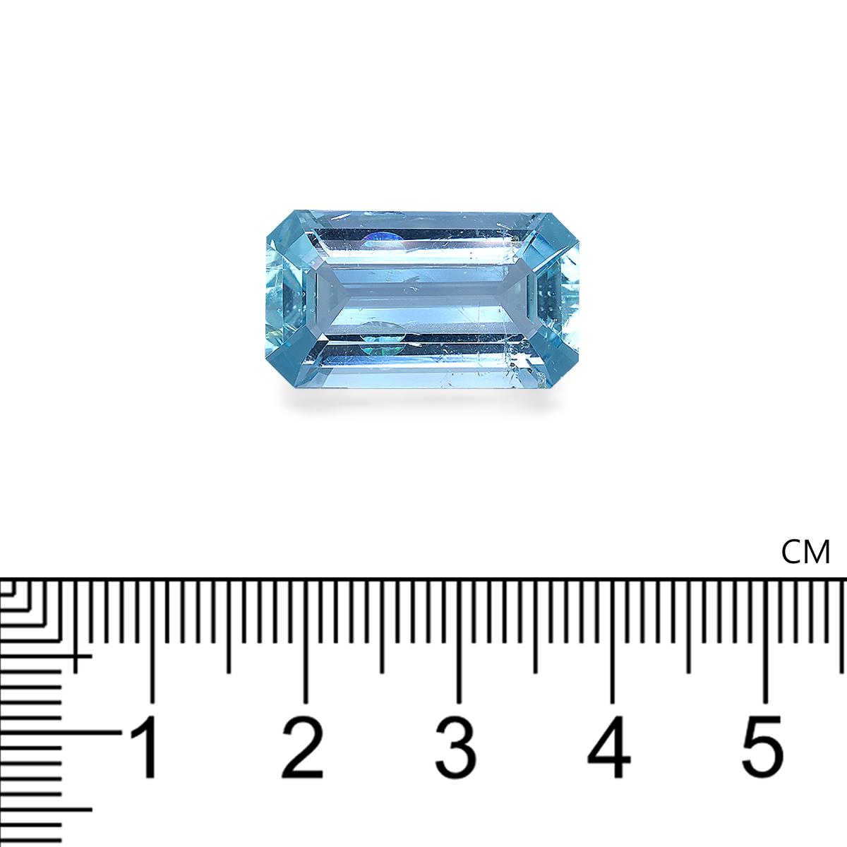 Santa Maria blue aquamarine, 12.65ct rectangular cut — view 4