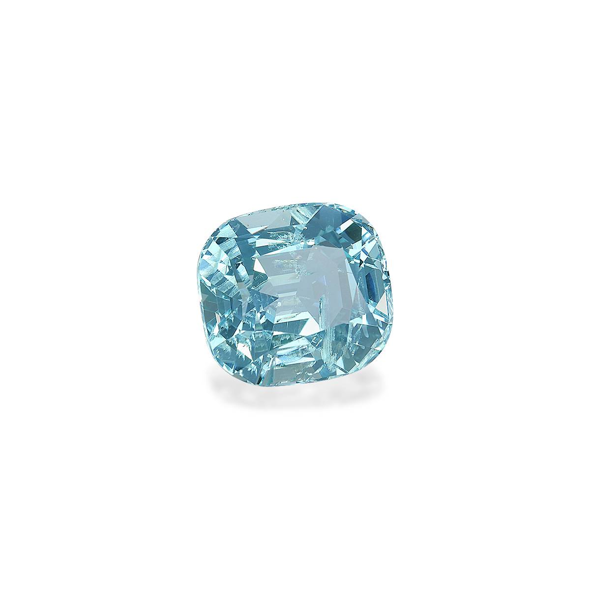 arctic blue aquamarine, 8.45ct cushion cut — view 3