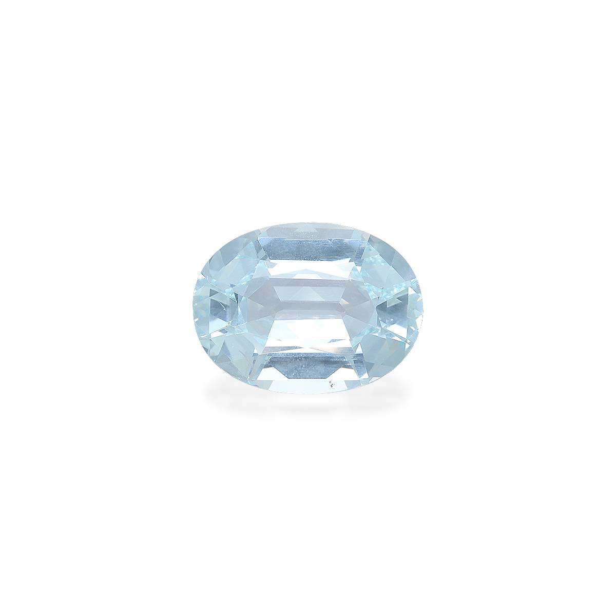 sky blue aquamarine, 11.27ct oval cut — main view