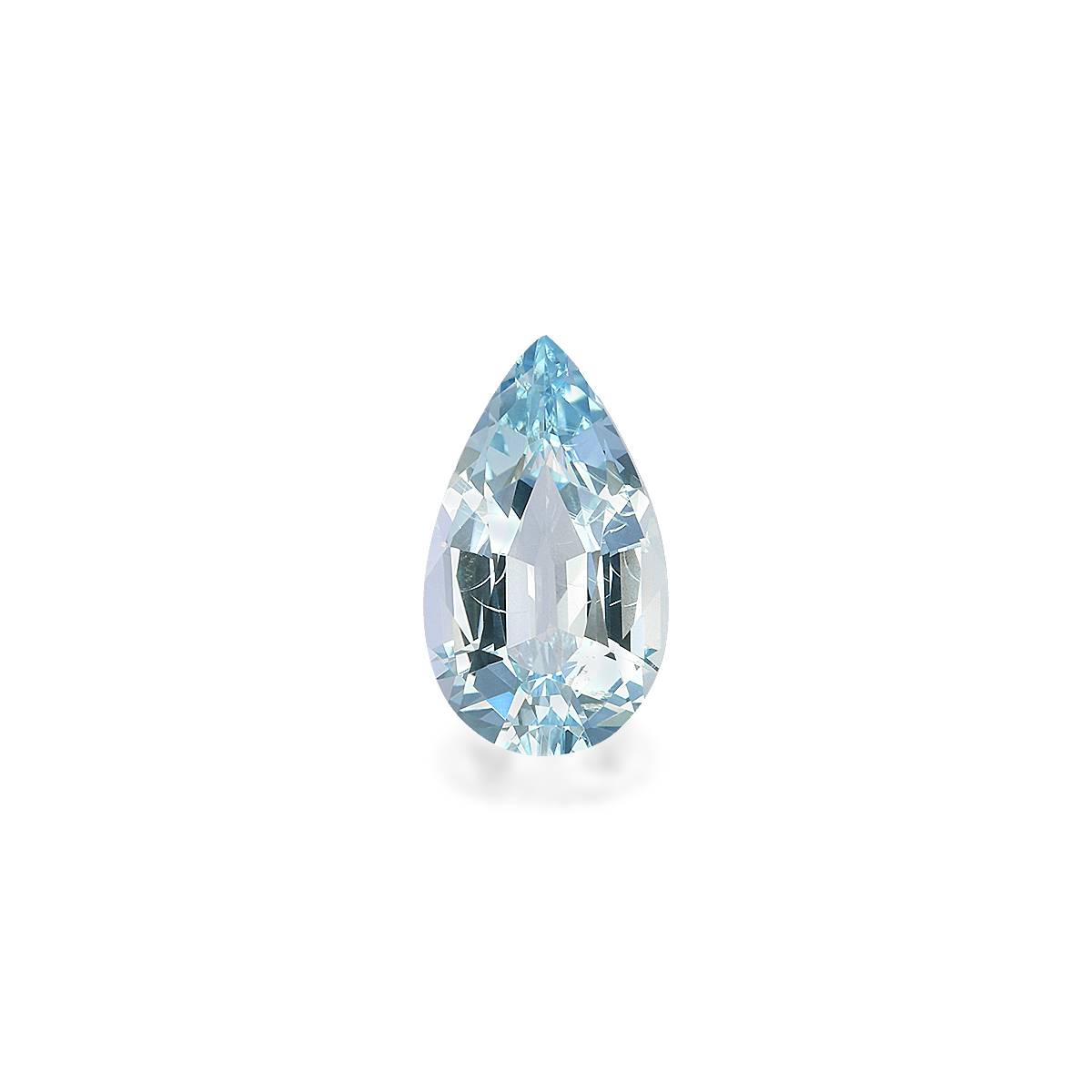 baby blue aquamarine, 3.72ct pear cut — main view