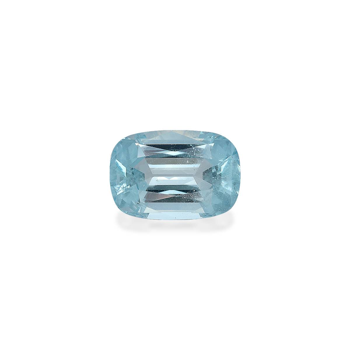 baby blue aquamarine, 6.73ct cushion cut — main view