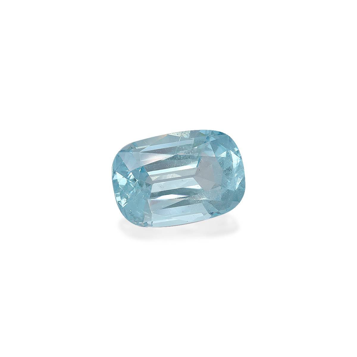 baby blue aquamarine, 6.73ct cushion cut — view 3