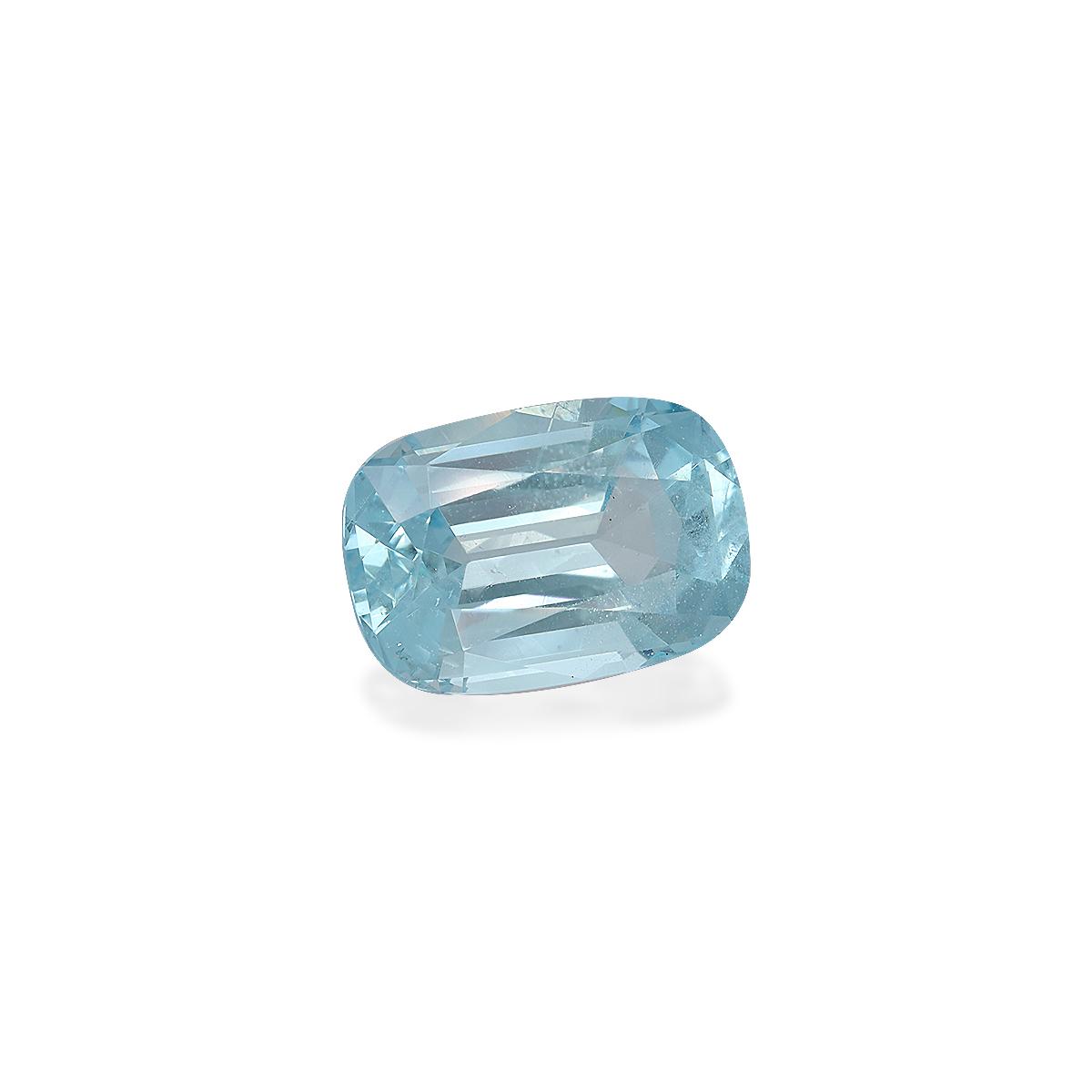 baby blue aquamarine, 6.73ct cushion cut — view 3