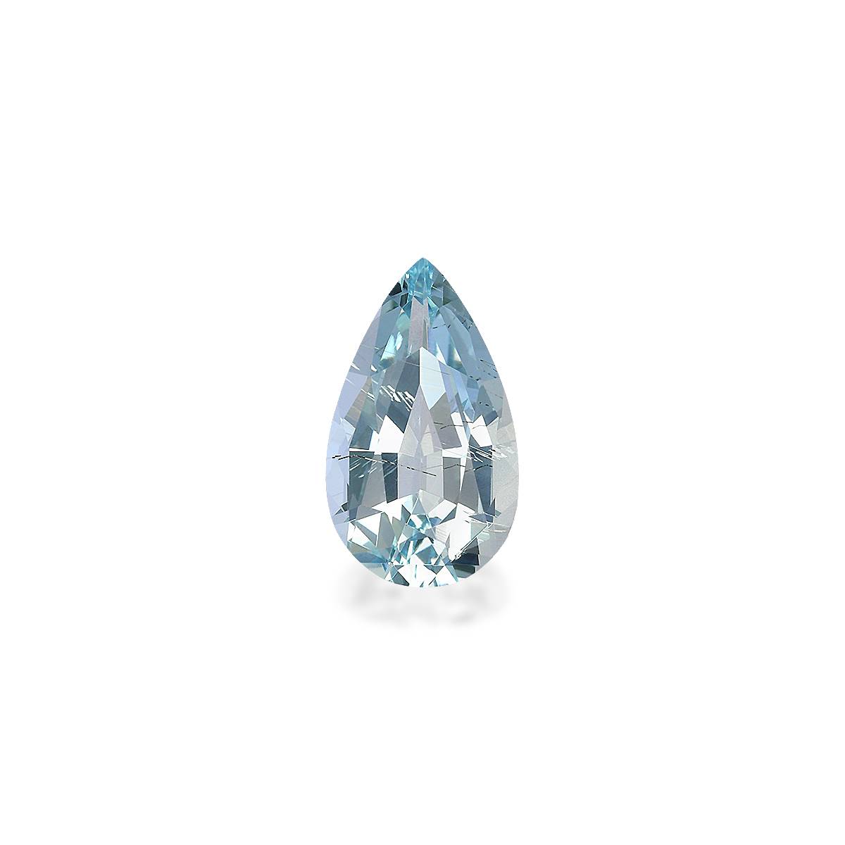 baby blue aquamarine, 2.33ct pear cut — main view