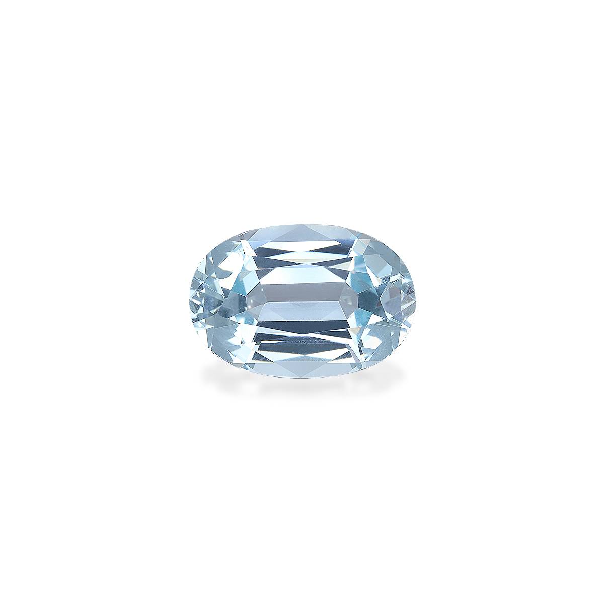 baby blue aquamarine, 9.24ct oval cut — main view